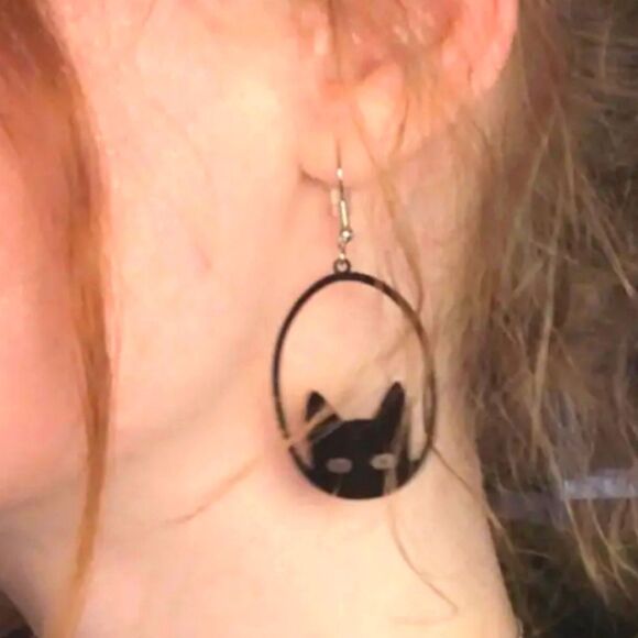 Hand crafted halloween dangle earrings - Picture 8 of 15